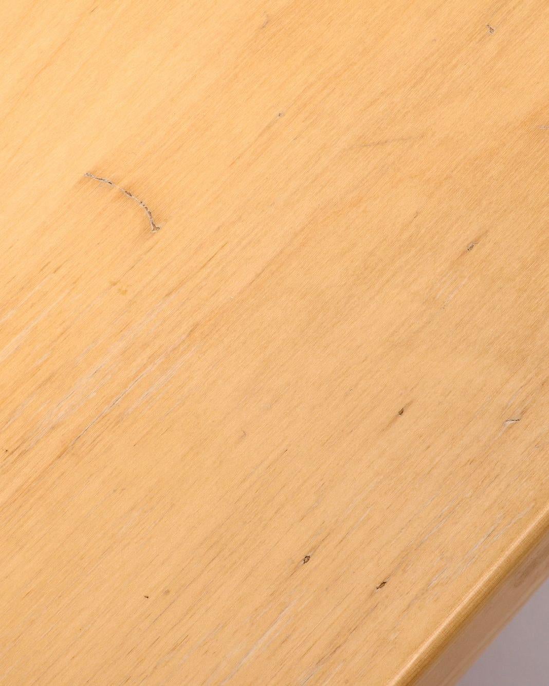 1930s Large Square Dining Table by Alvar Aalto for Artek Finland For Sale 3