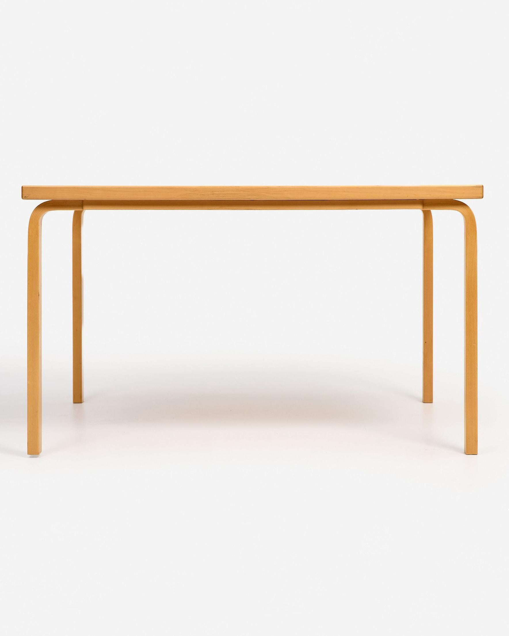 Finnish 1930s Large Square Dining Table by Alvar Aalto for Artek Finland For Sale