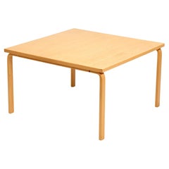 1930s Large Square Dining Table by Alvar Aalto for Artek Finland