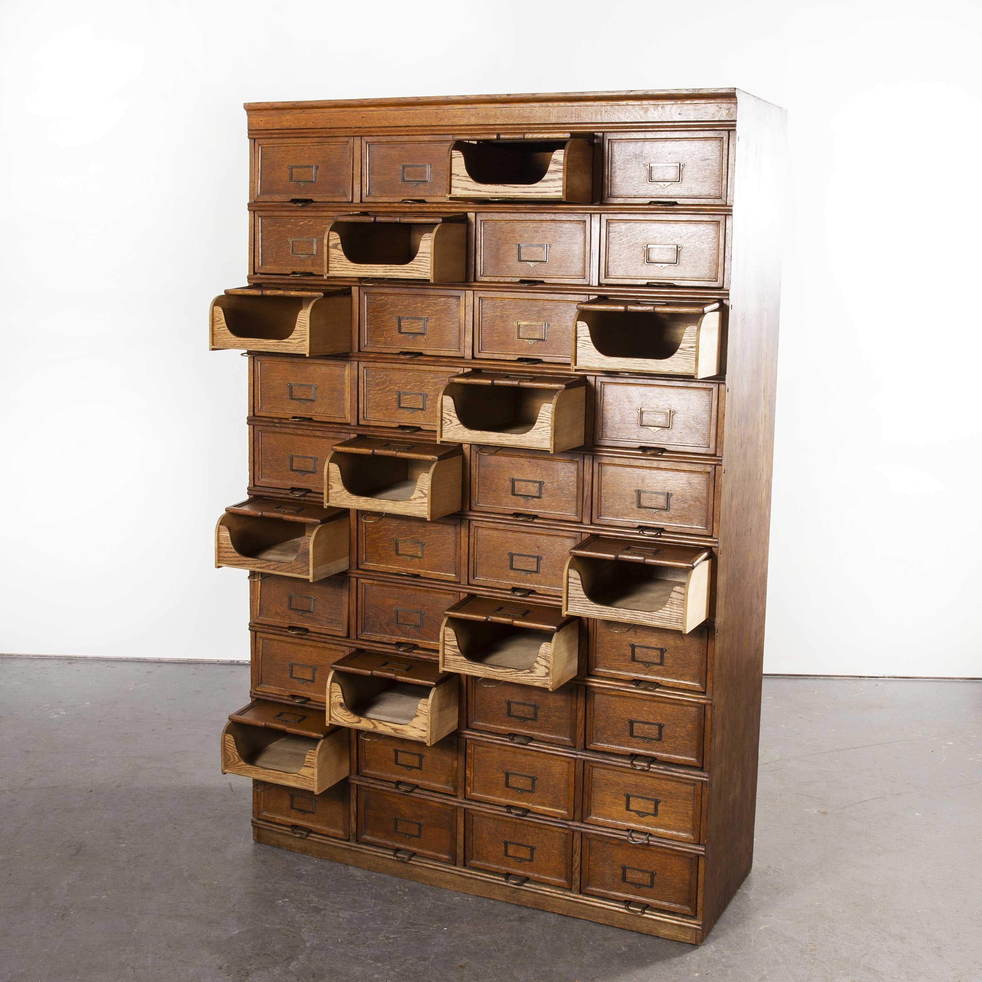 1930s Large Tall Multi Drawer Stolzenberg Atelier Cabinet, Forty Drawers 3