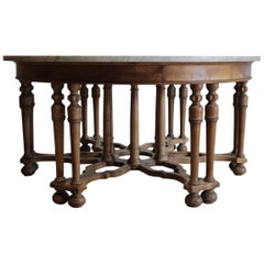 1930s Large Walnut Centre or Dining Table