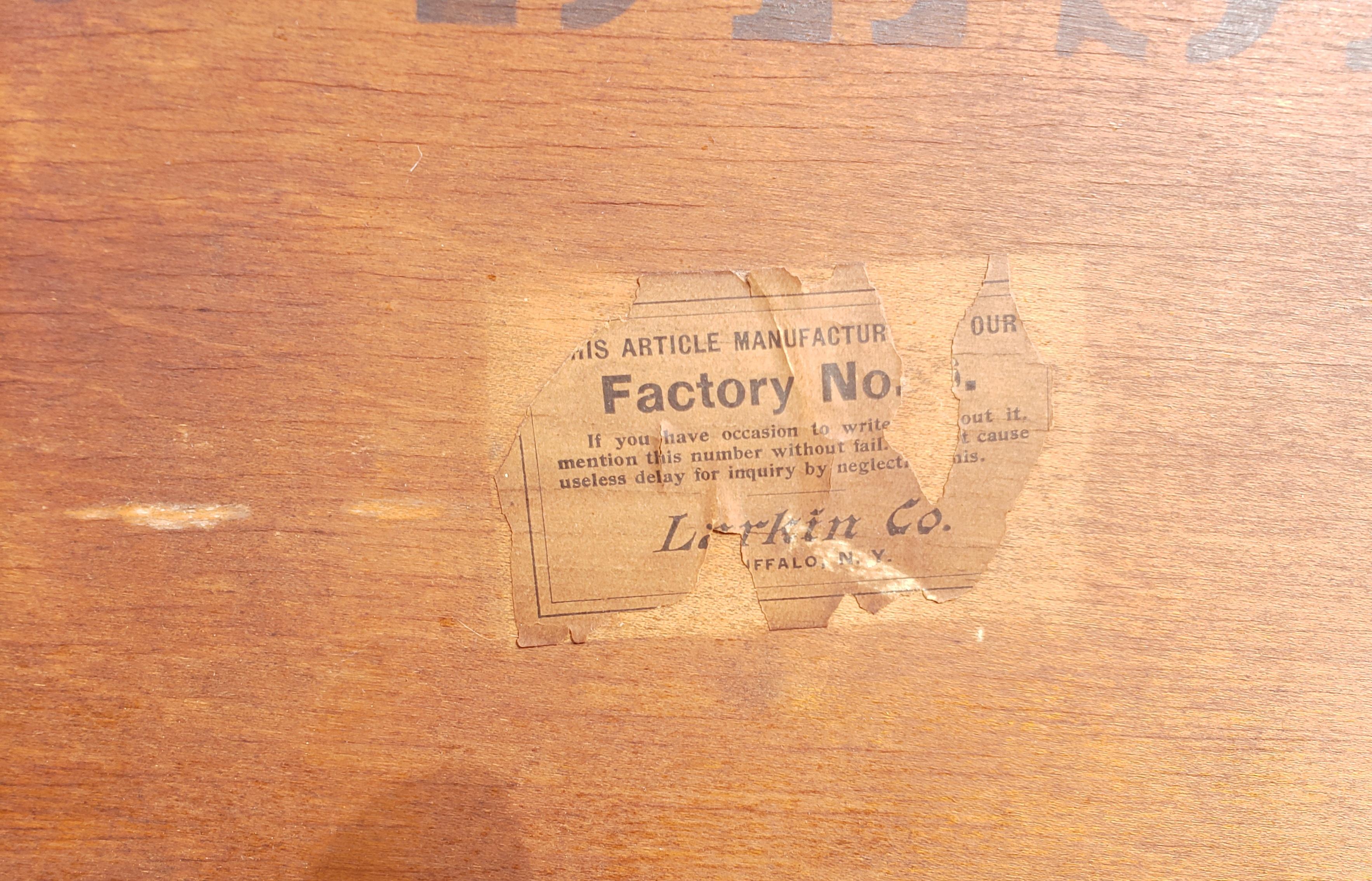20th Century 1930s Larkin Soap Secretary Desk For Sale