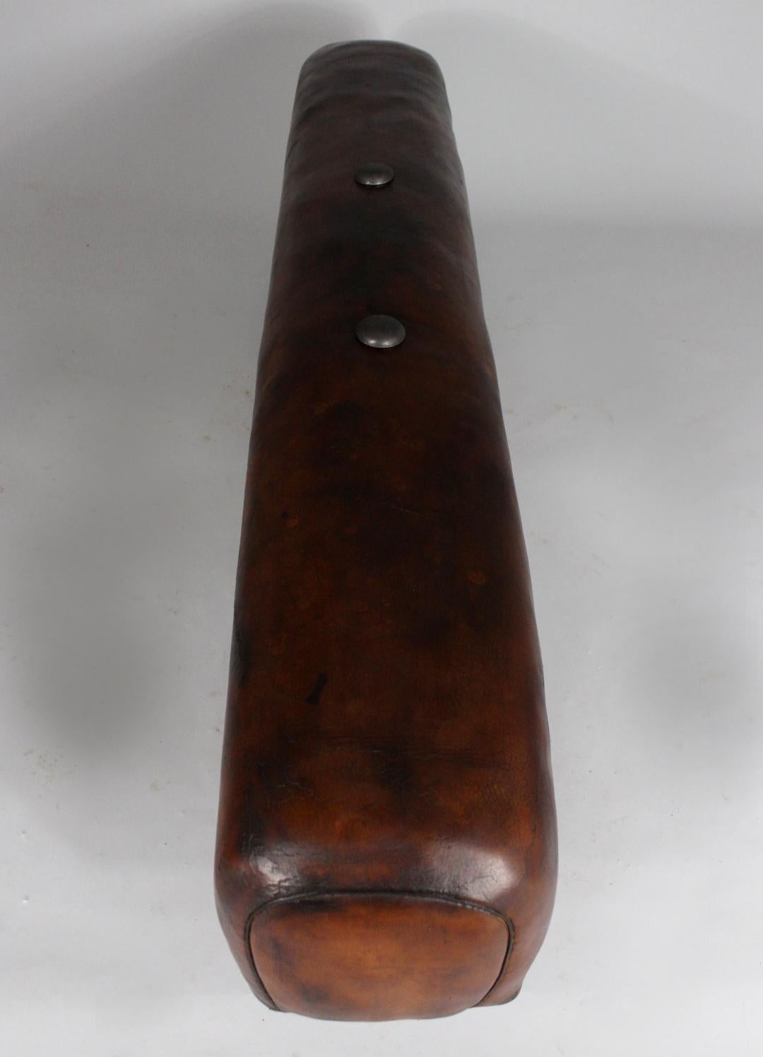 20th Century 1930s Leather Gym Pommel Horse Bench
