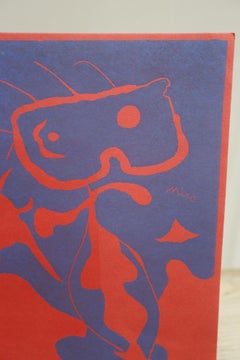 1930's Lithograph by Joan Miró Titled, 'Femme'