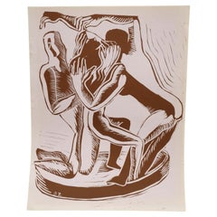 1930's Lithograph by Ossip Zadkine