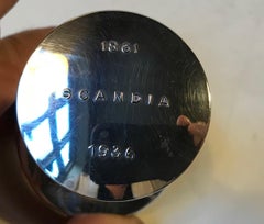 1930s Locomotive Chimney, Cigar Cutter in Silver