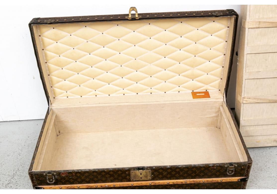 1930’s Louis Vuitton Monogram Cabin Trunk for Restoration For Sale 7