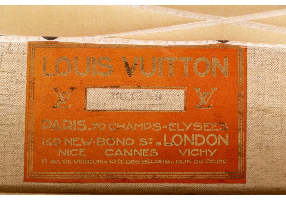 1930’s Louis Vuitton Monogram Cabin Trunk for Restoration For Sale 9