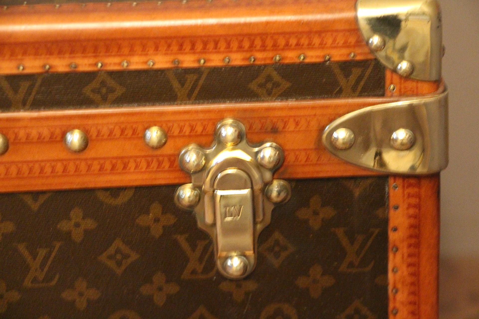 French 1930s Louis Vuitton Trunk In Monogram, Malle Louis Vuitton