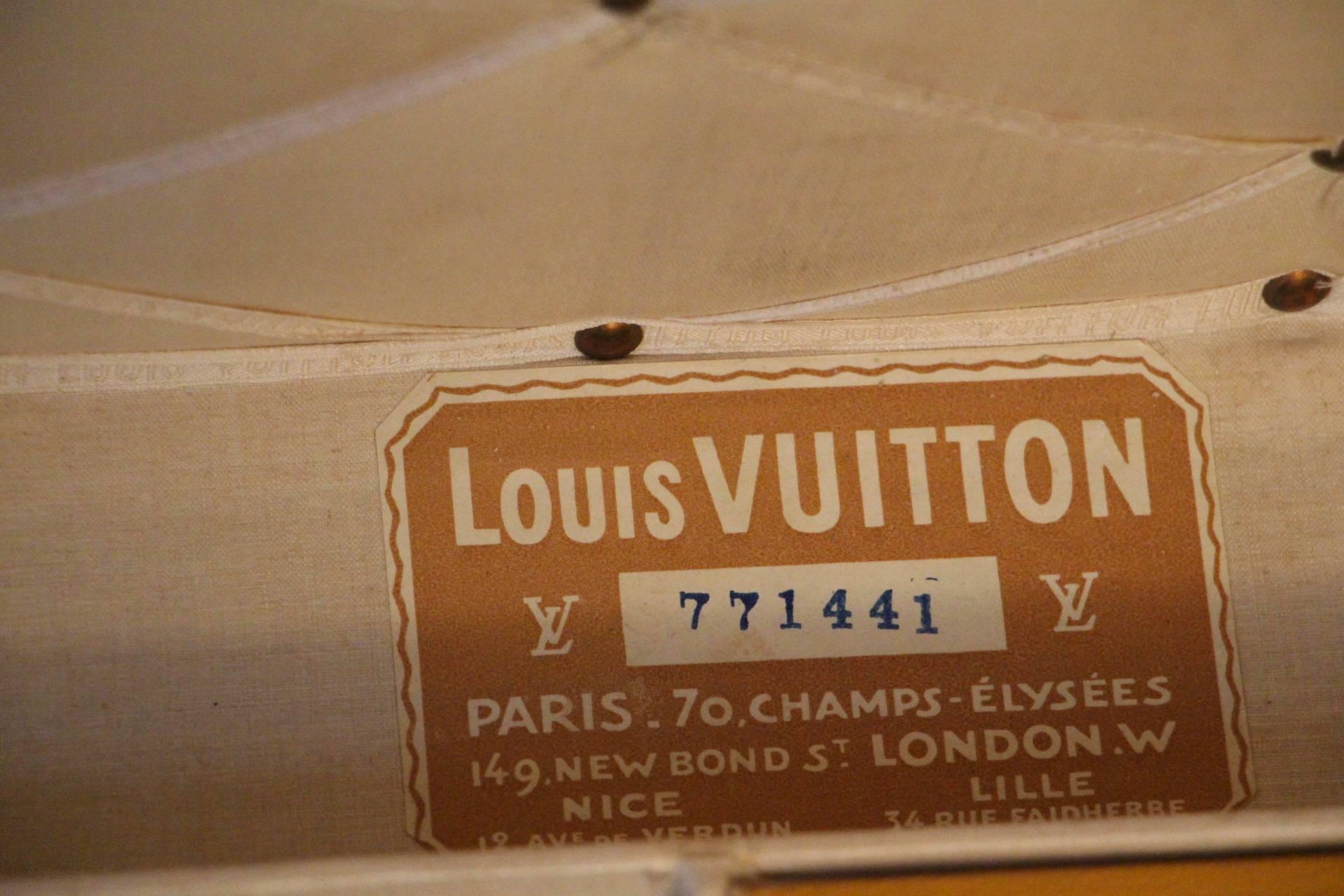 1930s Louis Vuitton Monogramm Steamer Trunk, Malle Louis Vuitton 9