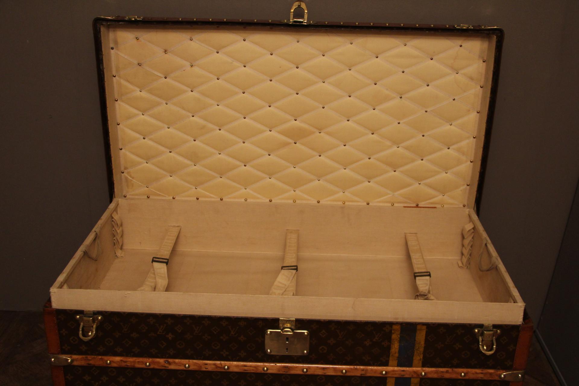 1930s Louis Vuitton Monogramm Steamer Trunk, Malle Louis Vuitton 10