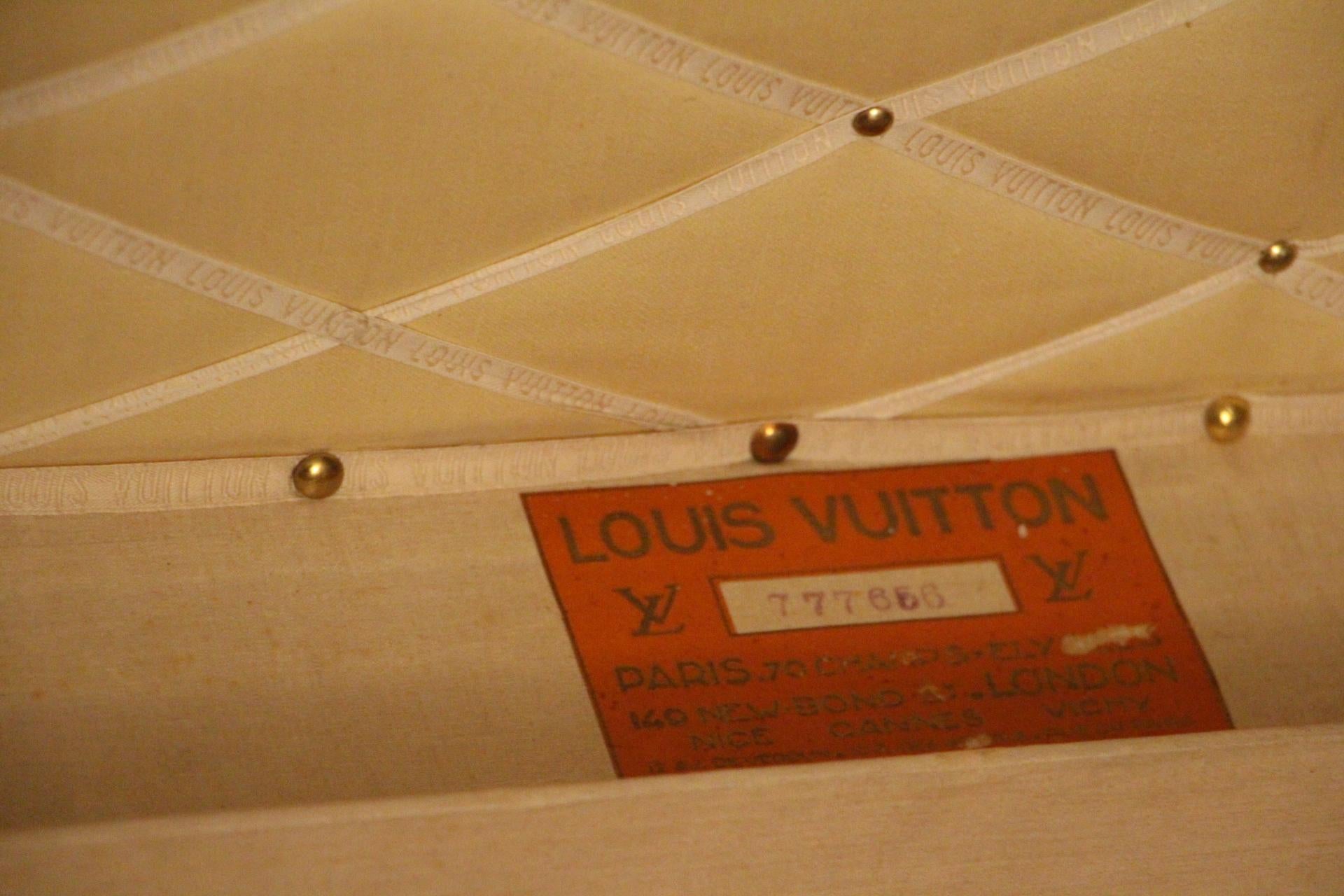 1930s Louis Vuitton Monogramm Steamer Trunk, Malle Louis Vuitton 11