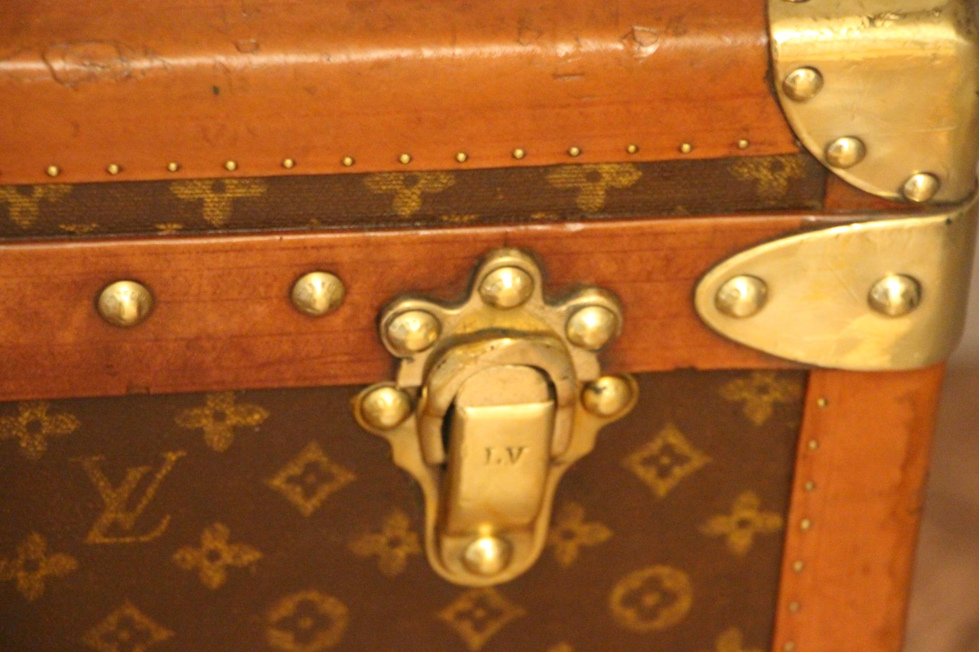 1930s Louis Vuitton Monogramm Steamer Trunk, Malle Louis Vuitton 2