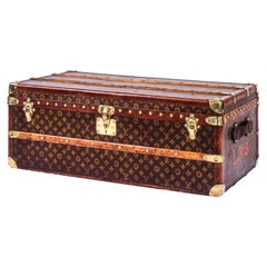 1930s Louis Vuitton Stencil Monogram Cabin Trunk