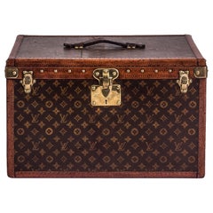 1930s Louis Vuitton Stencil Monogram Hat Trunk