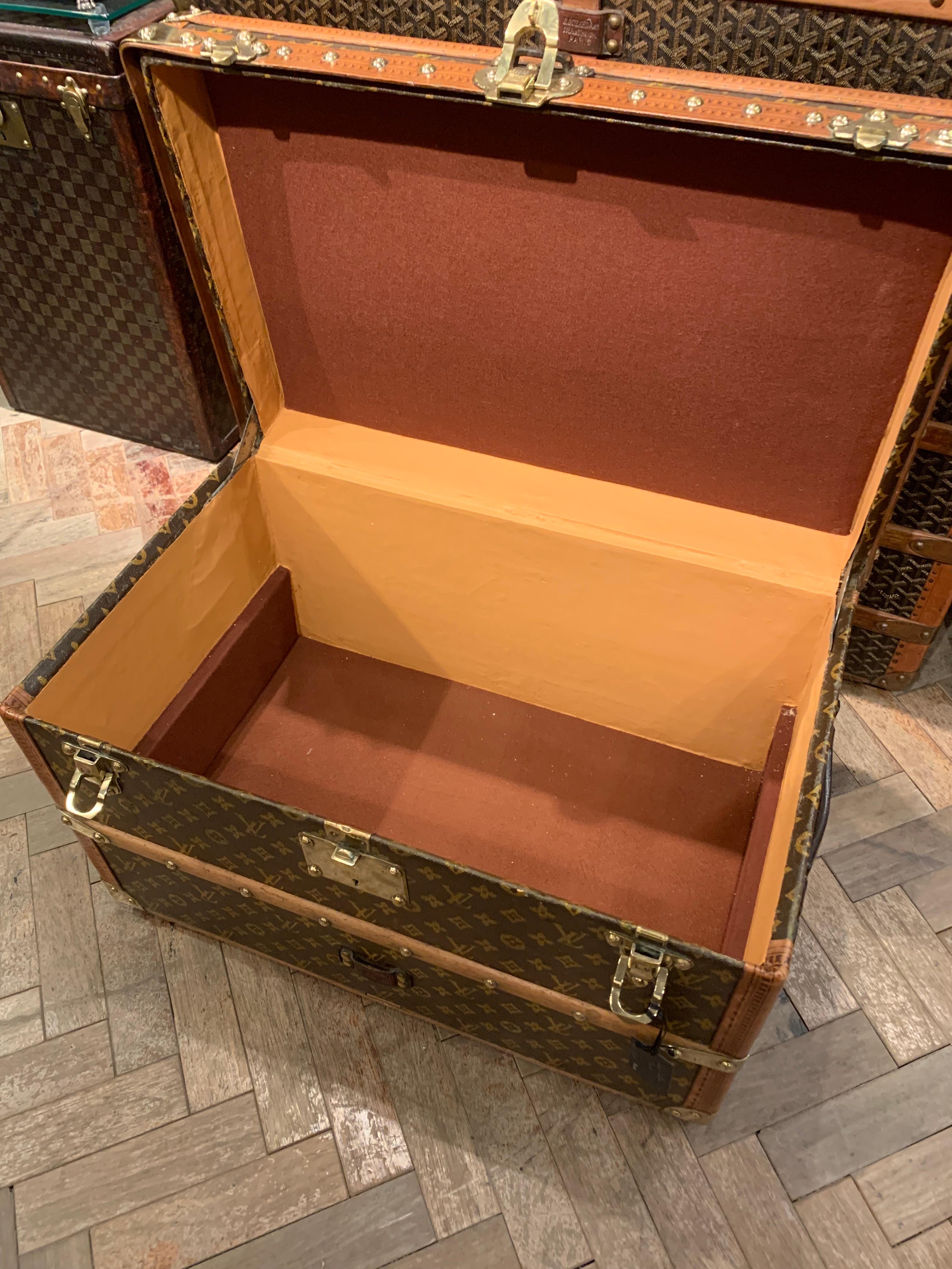 1930s Louis Vuitton Stencil Monogram Shoe Trunk 2