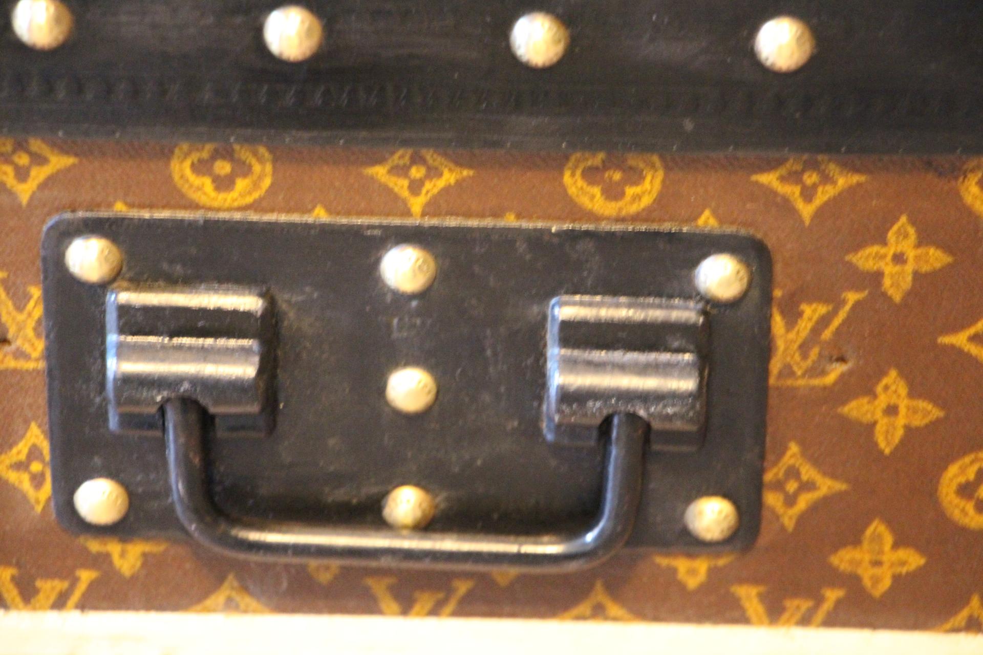 1930s Louis Vuitton Stenciled Monogram Cabin Steamer Trunk, Louis Vuitton Trunk 1