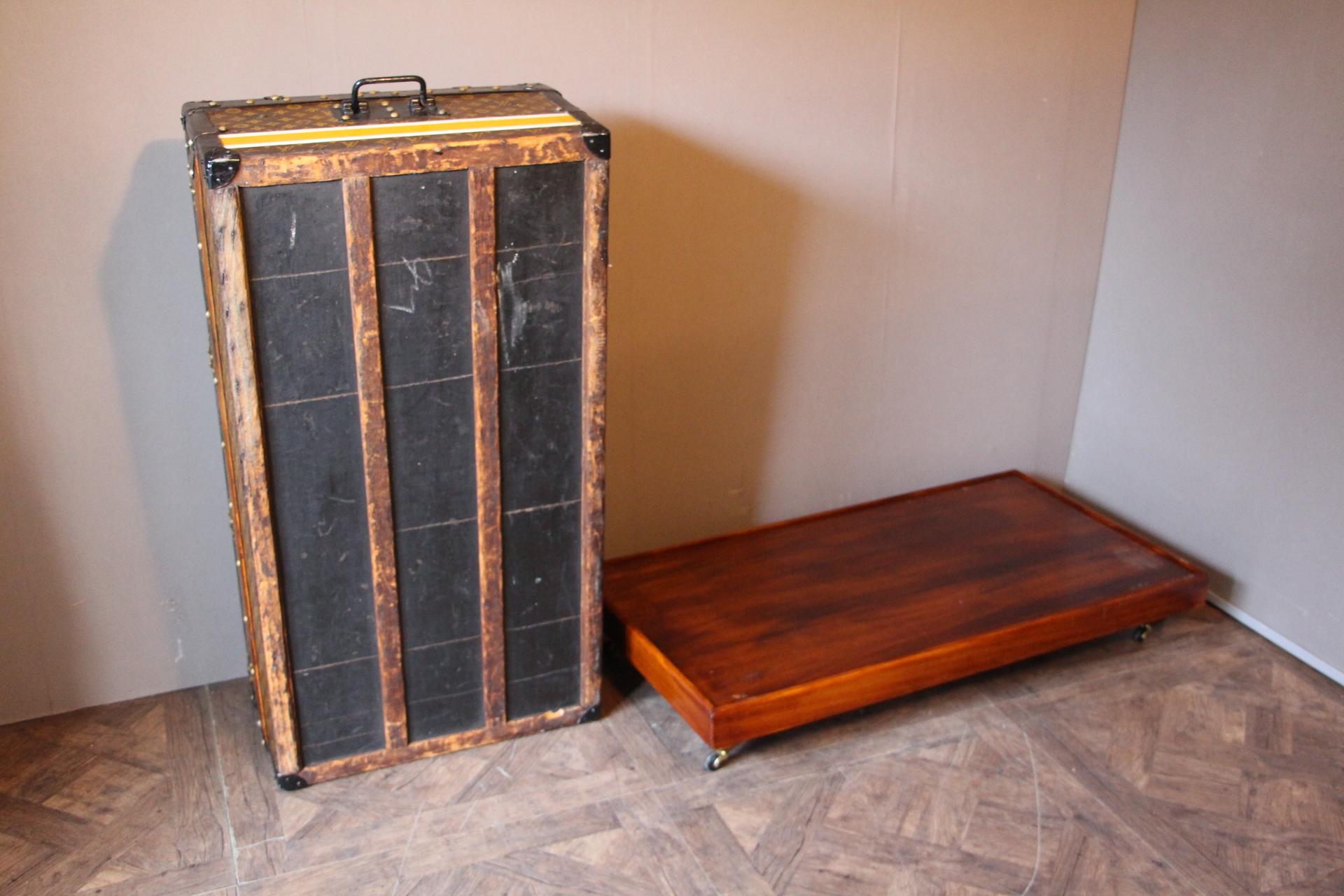 1930s Louis Vuitton Stenciled Monogram Cabin Steamer Trunk, Louis Vuitton Trunk 9