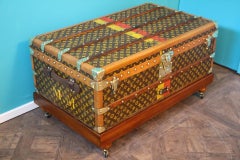 1930s Louis Vuitton Stenciled Monogram Cabin Steamer Trunk, Louis Vuitton Trunk