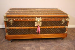 1930s Louis Vuitton Stenciled Monogram Cabin Steamer Trunk, Louis Vuitton Trunk