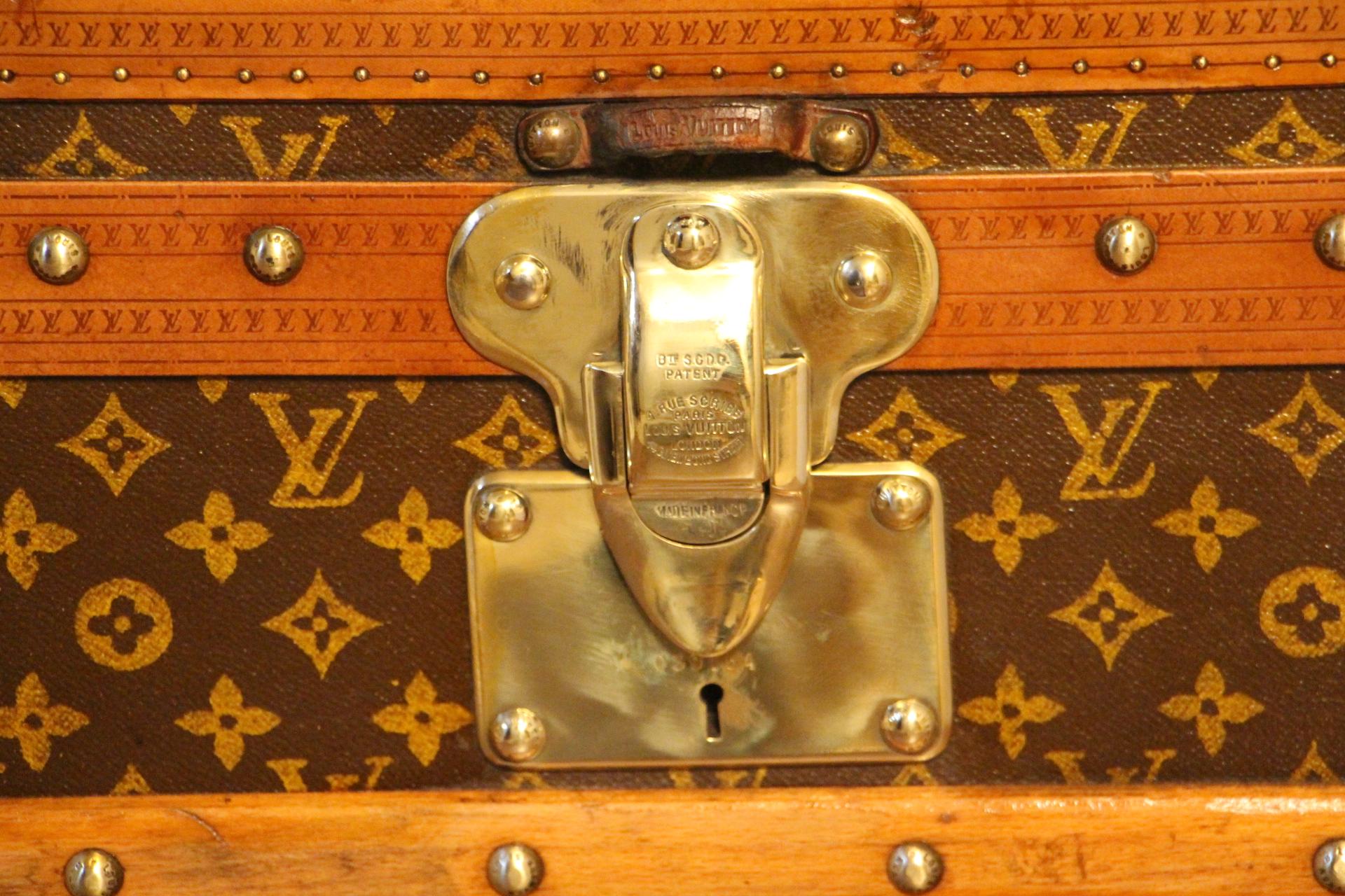 Early 20th Century 1930s Louis Vuitton Trunk in Monogram