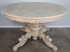 1930s Louis XV Painted French Dining Table