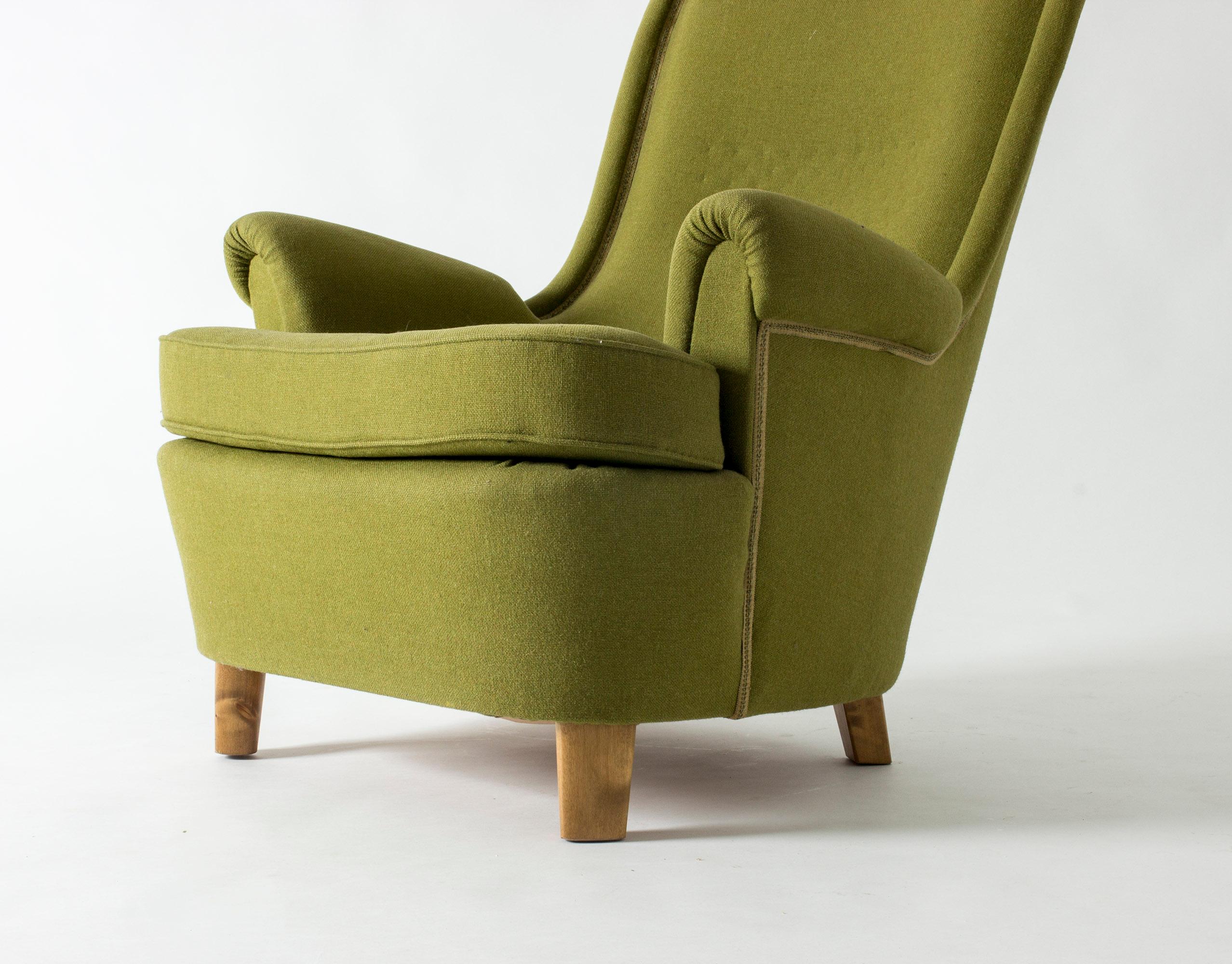 Upholstery 1930s Lounge Chairs by Carl-Axel Acking