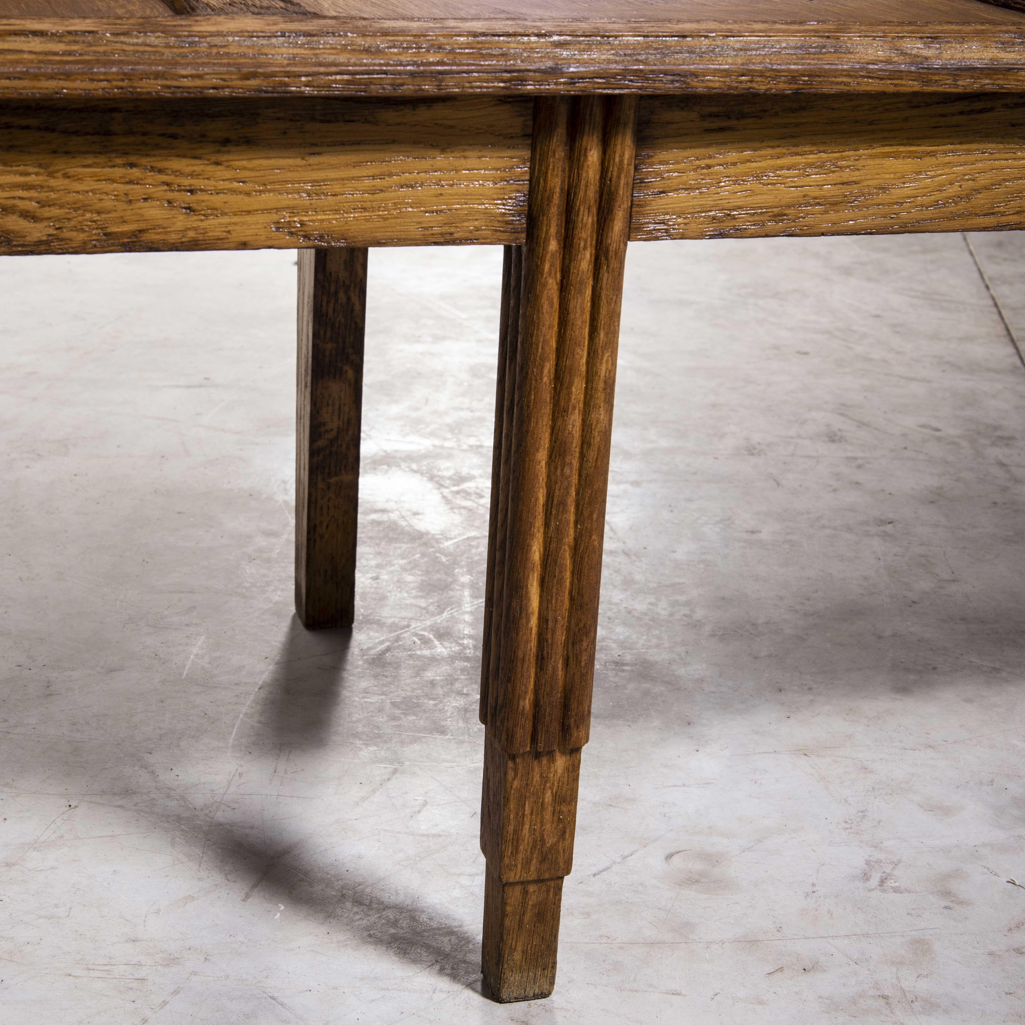 Mid-20th Century 1930's Luterma Large French Oak Bench 'Model 1510' For Sale