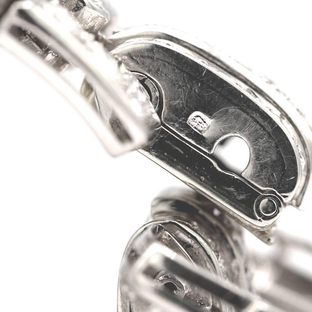 1930s Magnificent 60 Carat Platinum Diamond Bracelet For Sale 1