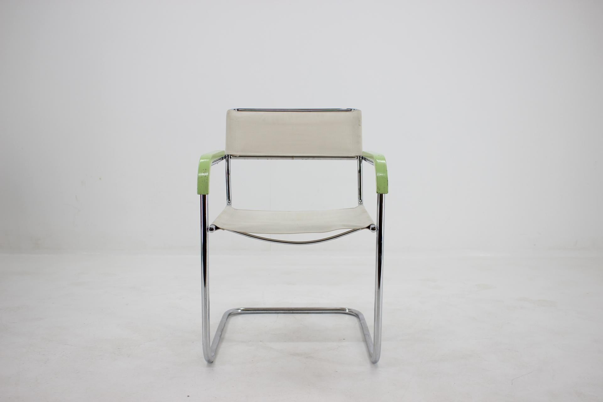 Art Deco 1930s Marcel Breuer B34 Chair, Czechoslovakia For Sale
