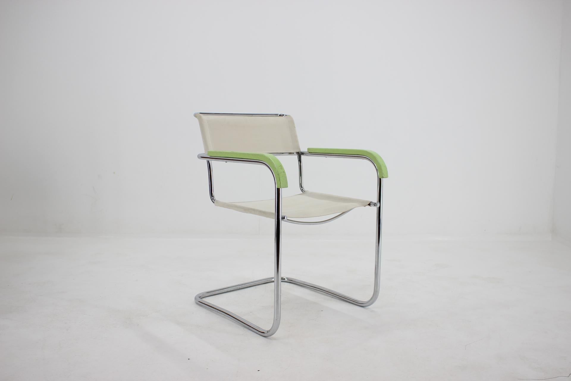 1930s Marcel Breuer B34 Chair, Czechoslovakia In Good Condition For Sale In Praha, CZ