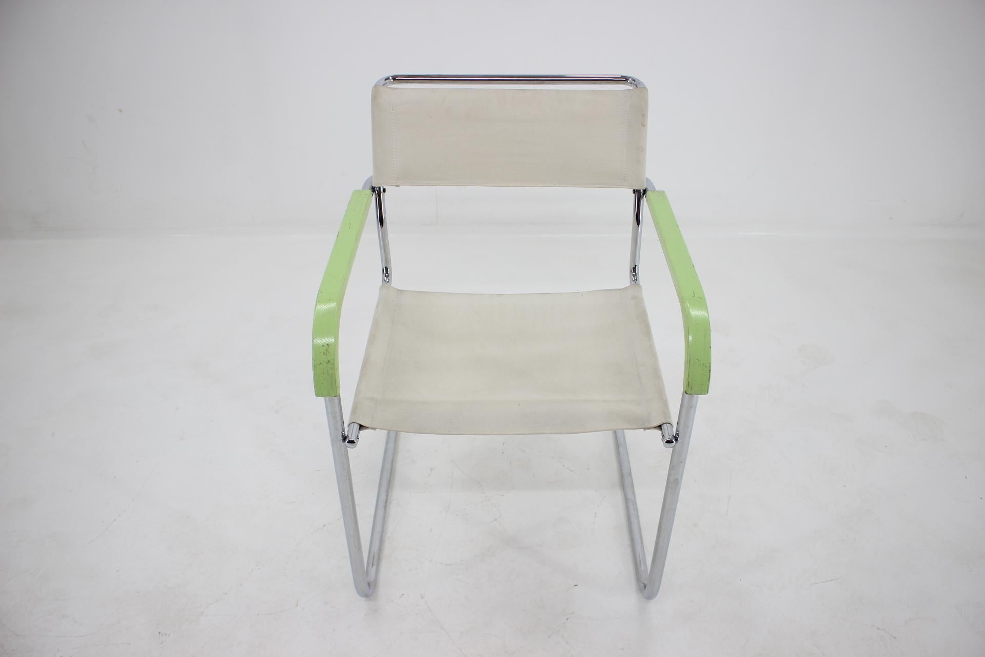 1930s Marcel Breuer B34 Chair, Thonet In Good Condition In Praha, CZ