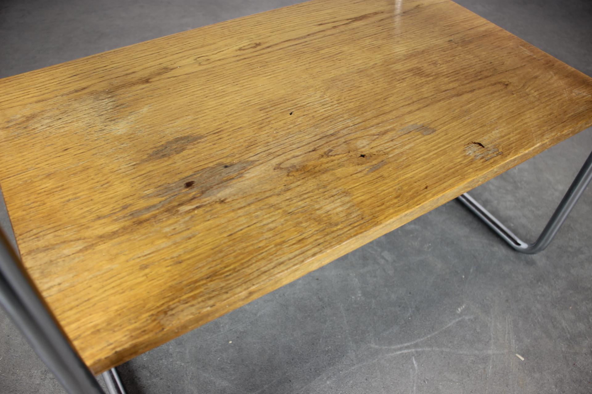 20th Century 1930s Marcel Breuer Bauhaus Table, Model B12, Czechoslovakia For Sale