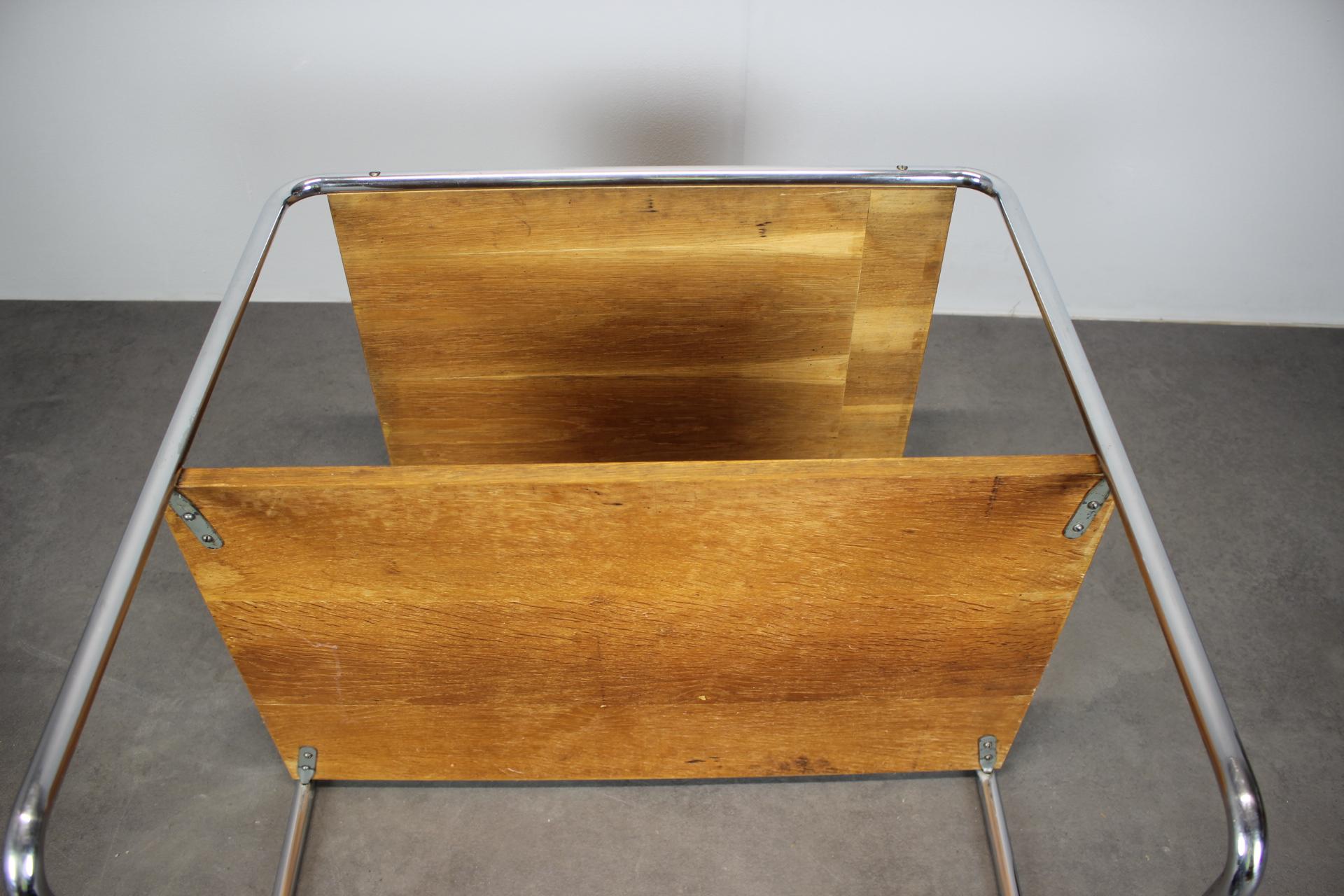 1930s Marcel Breuer Bauhaus Table, Model B12, Czechoslovakia For Sale 1
