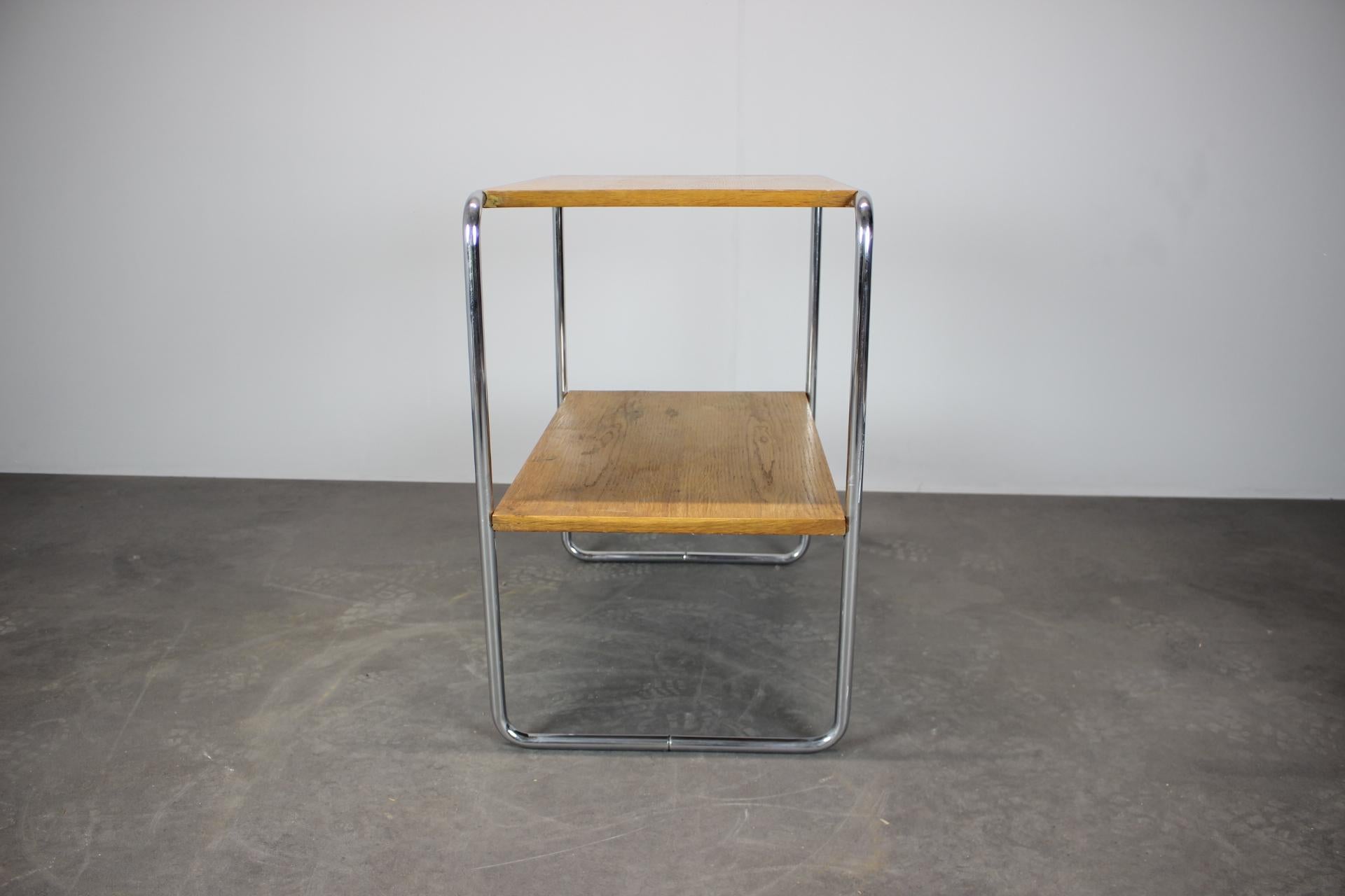 1930s Marcel Breuer Bauhaus Table, Model B12, Czechoslovakia For Sale 2