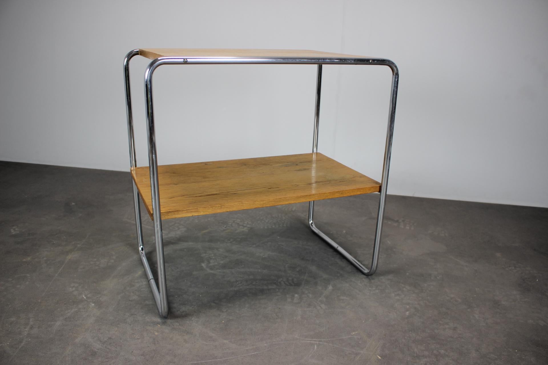 1930s Marcel Breuer Bauhaus Table, Model B12, Czechoslovakia For Sale 3
