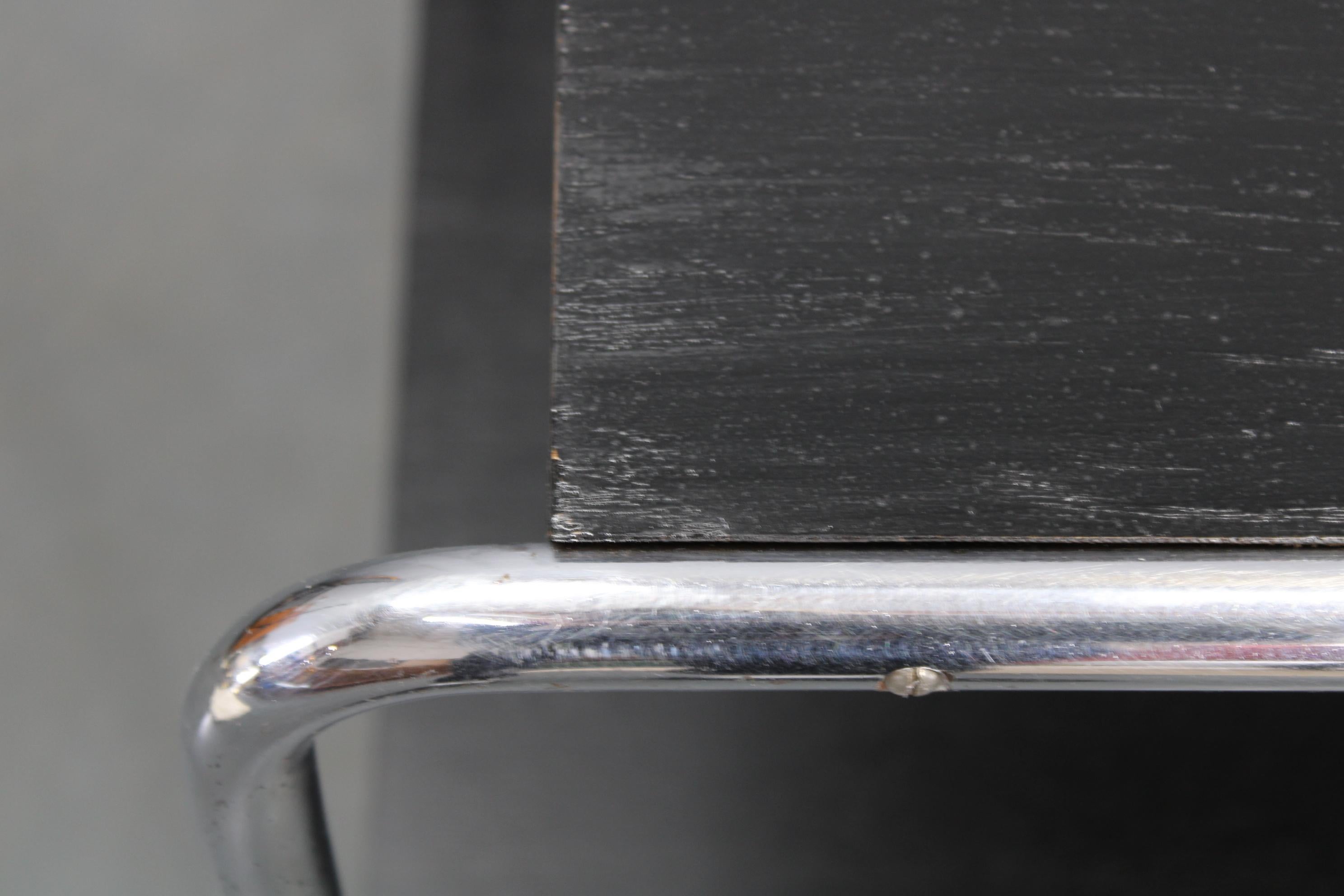 1930s Marcel Breuer Bauhaus Tubular Console Table, Model B12, Czechoslovakia en vente 4