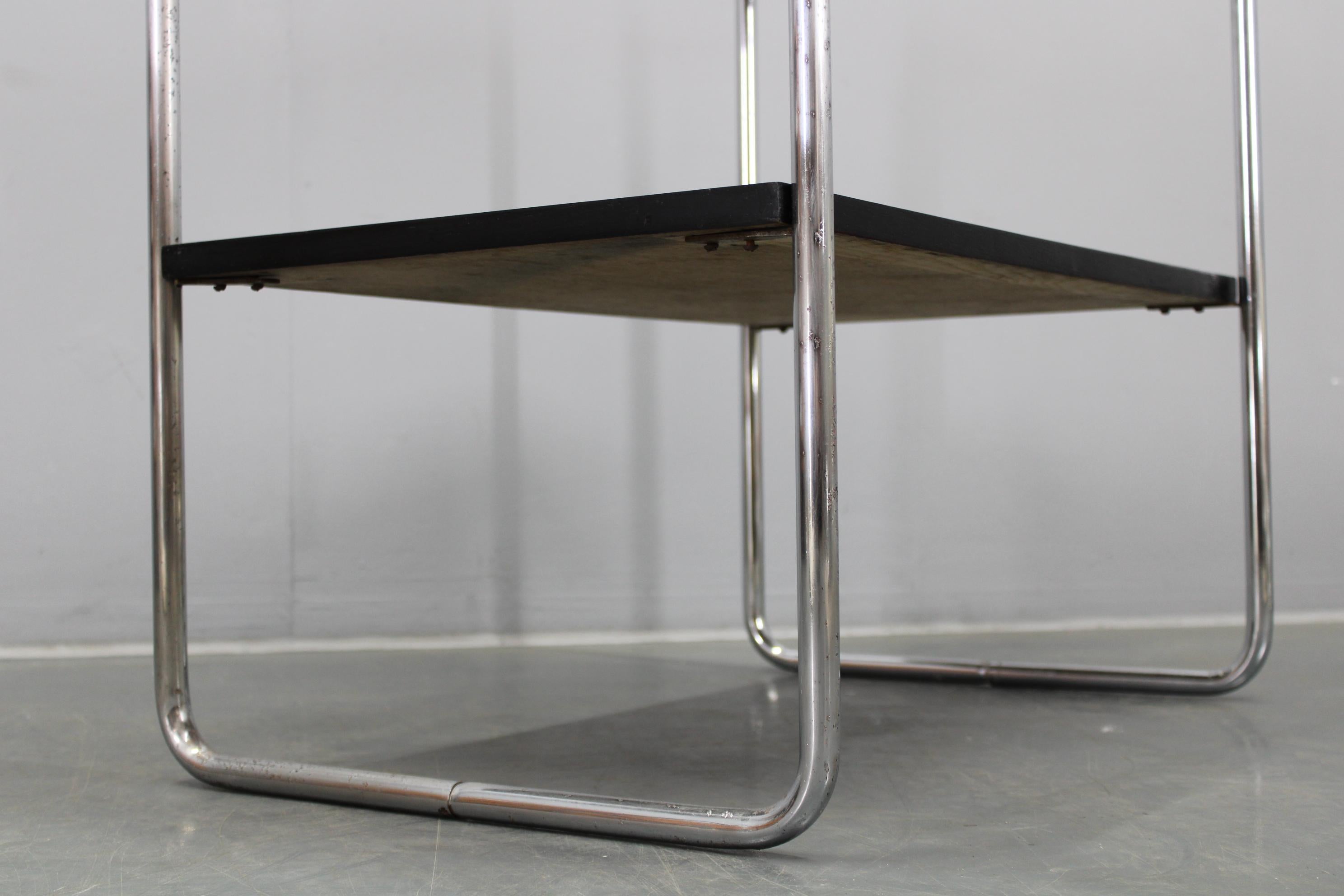 1930s Marcel Breuer Bauhaus Tubular Console Table, Model B12, Czechoslovakia en vente 6