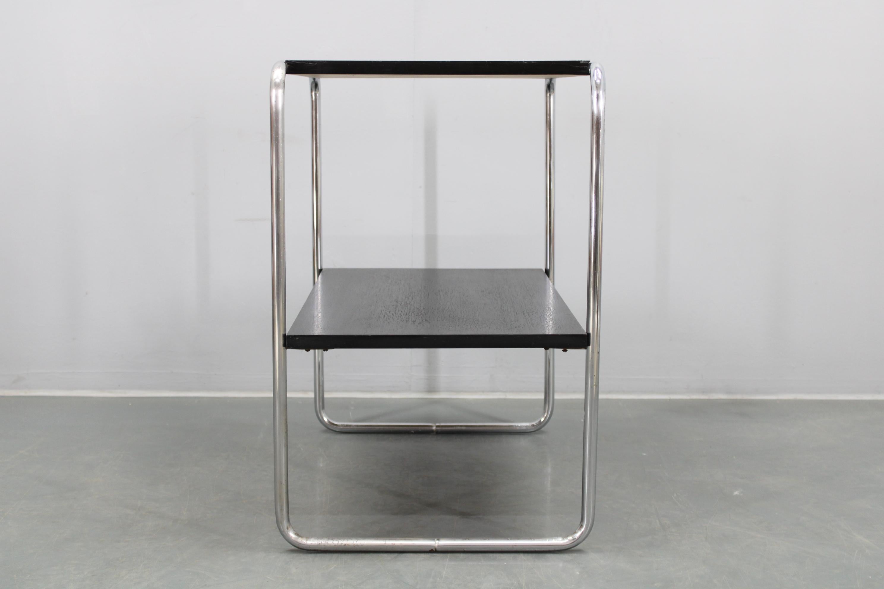 1930s Marcel Breuer Bauhaus Tubular Console Table, Model B12, Czechoslovakia en vente 7