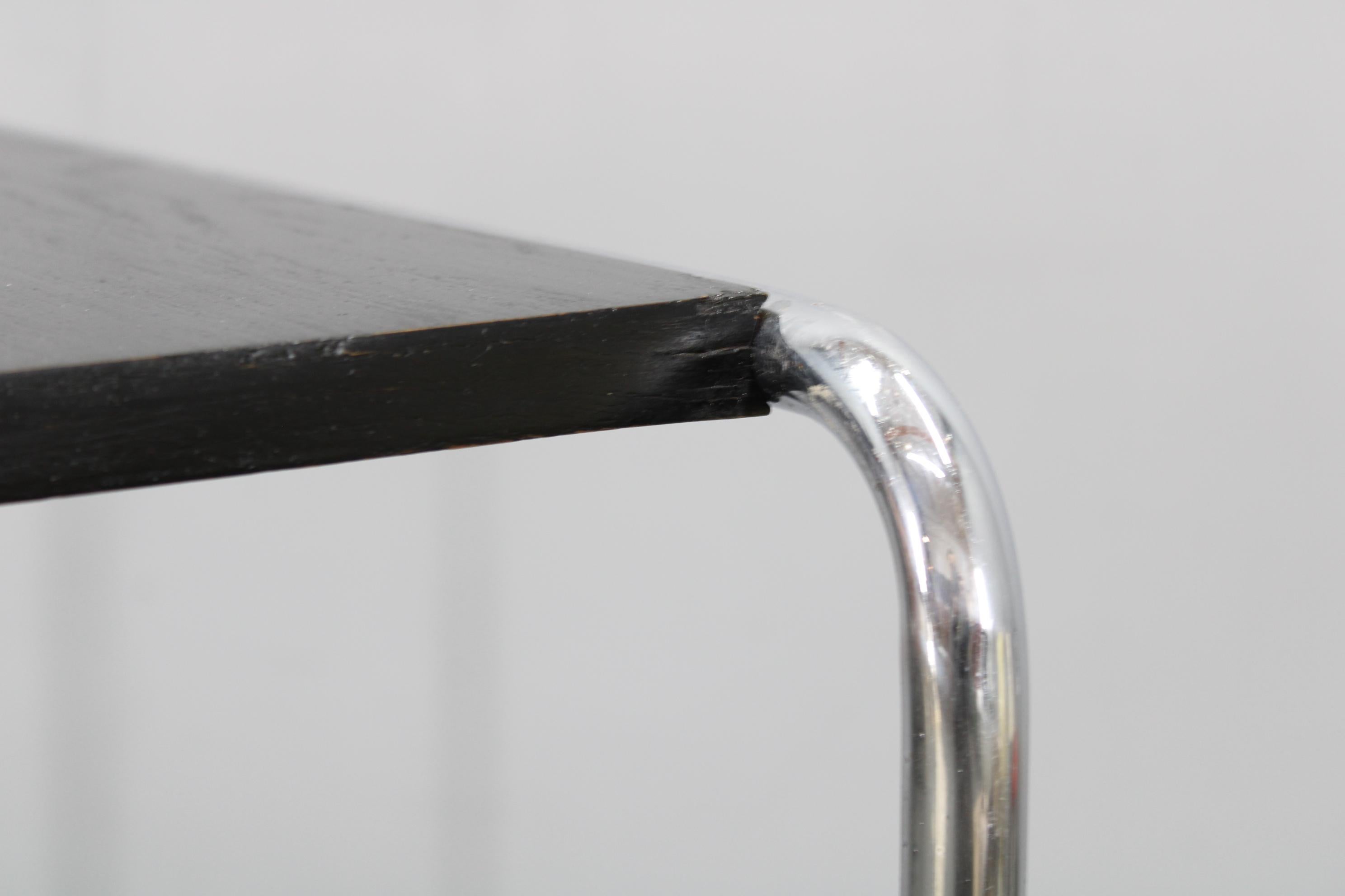 1930s Marcel Breuer Bauhaus Tubular Console Table, Model B12, Czechoslovakia en vente 1