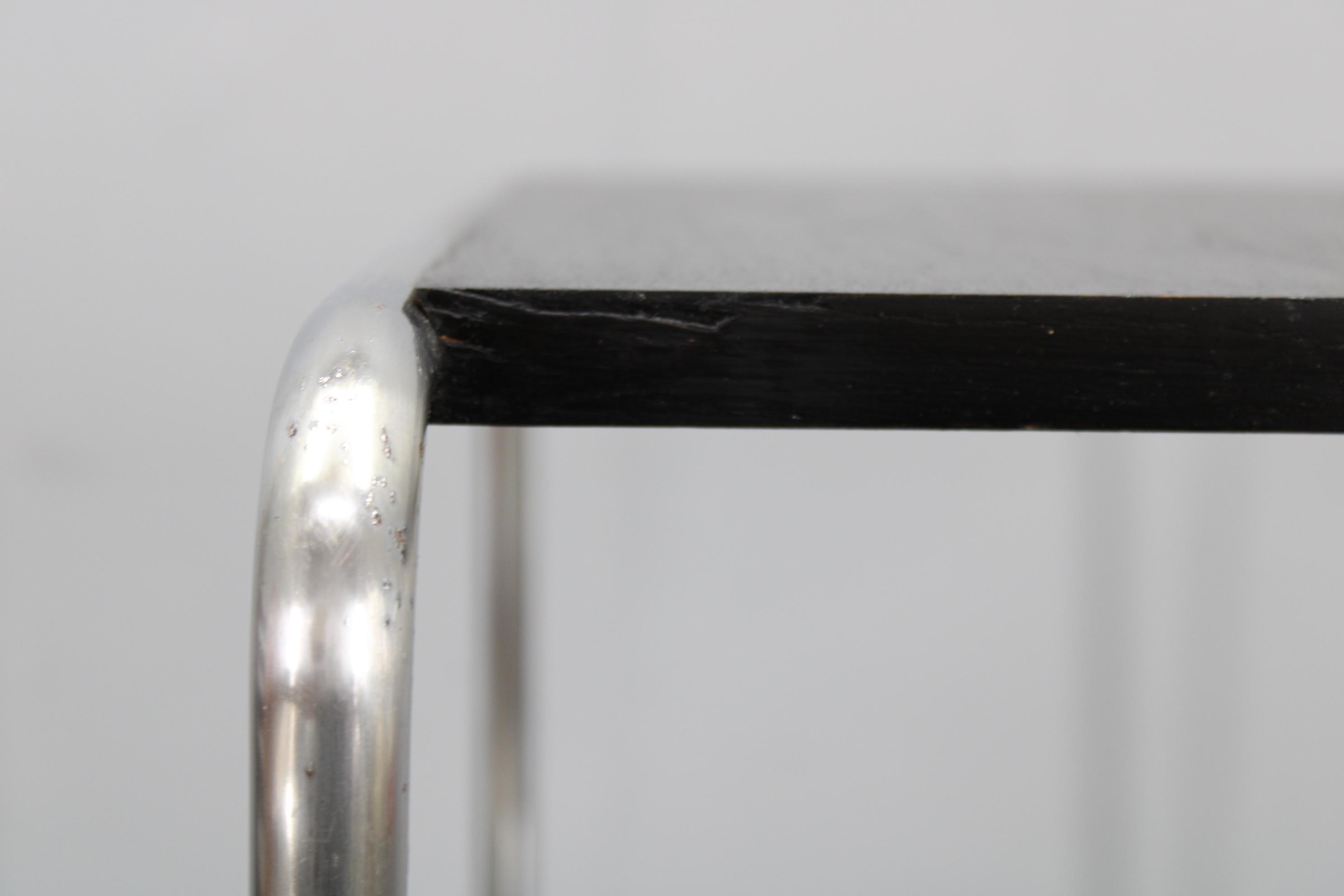 1930s Marcel Breuer Bauhaus Tubular Console Table, Model B12, Czechoslovakia en vente 2
