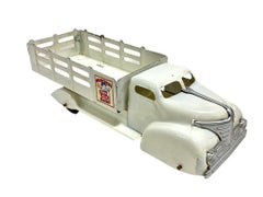 1930's Marx Marcrest Pressed Steel Pure Milk Dairy Toy Truck