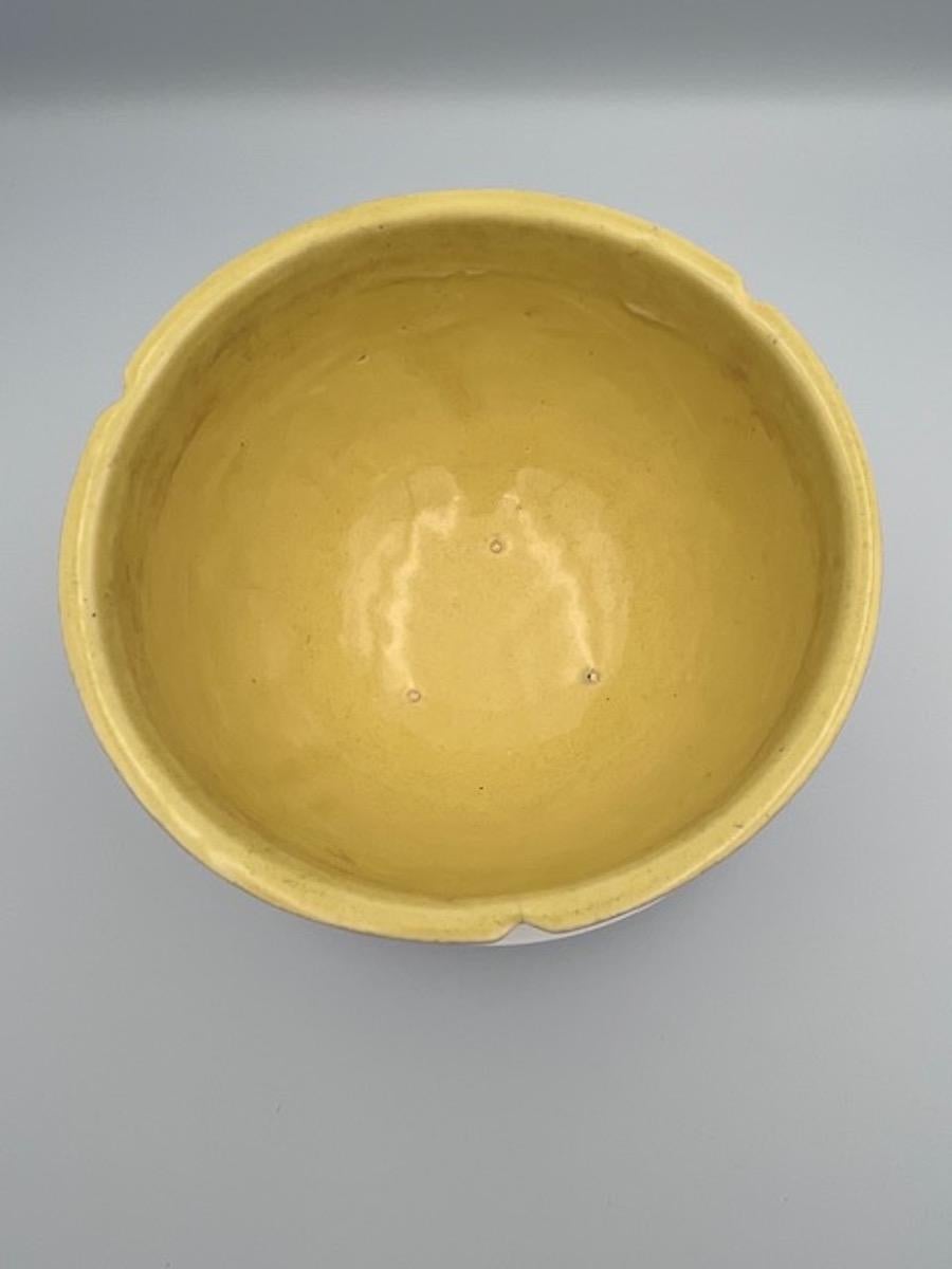 Mid-20th Century 1930's McCoy Pottery Hanging Ivy Basket Planter For Sale