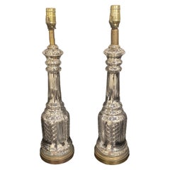 1930’s Mercury Glass Table Lamps