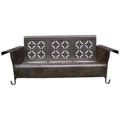 1930s Metal Bench