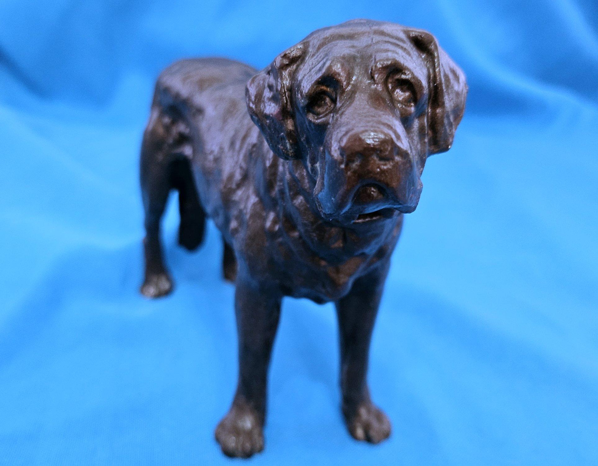 Perro de metal de los años 30, San Bernardo, Tipo Mastín o Tipo Retriever. Sólido. en venta 2