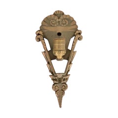 1930s Mid-West Art Deco Bronze Soleure Wall Sconces, 1930s