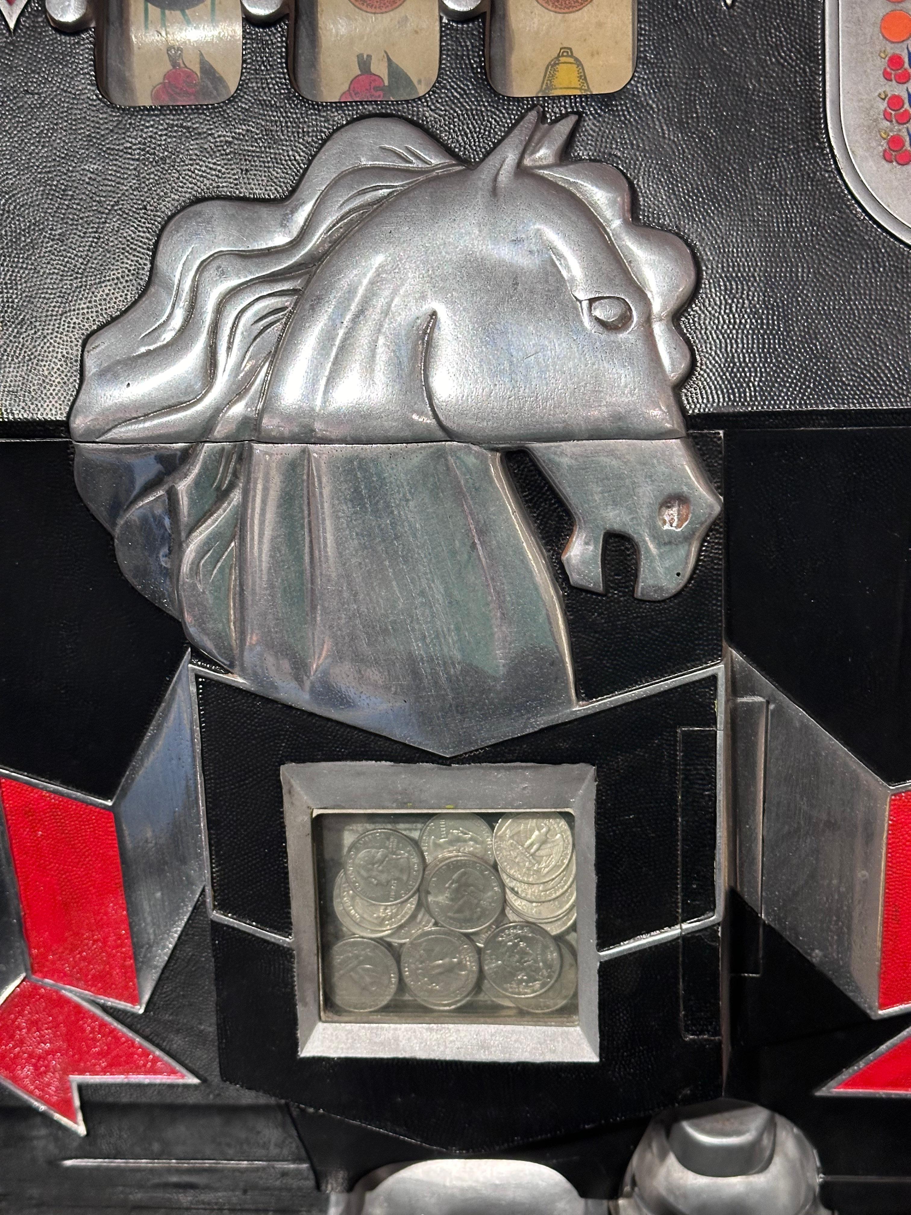 Art Deco 1930’s Mills Novelty Horsehead Bonus Slot Machine For Sale