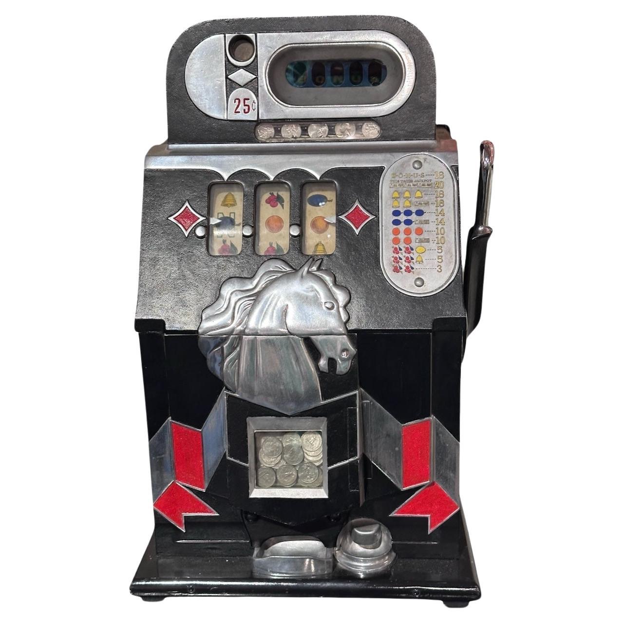 1930’s Mills Novelty Horsehead Bonus Slot Machine For Sale