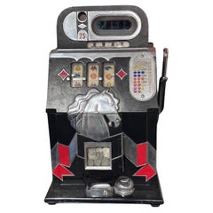 1930's Mills Neuheit Pferdekopf Bonus Spielautomat